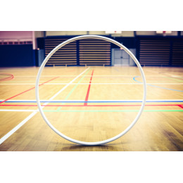 Обруч гимнастический 60см белый