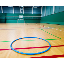 Обруч гимнастический стальной 75см 700г