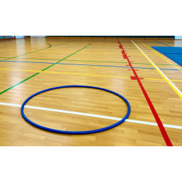 Обруч пластиковый спортивный 70см широкий